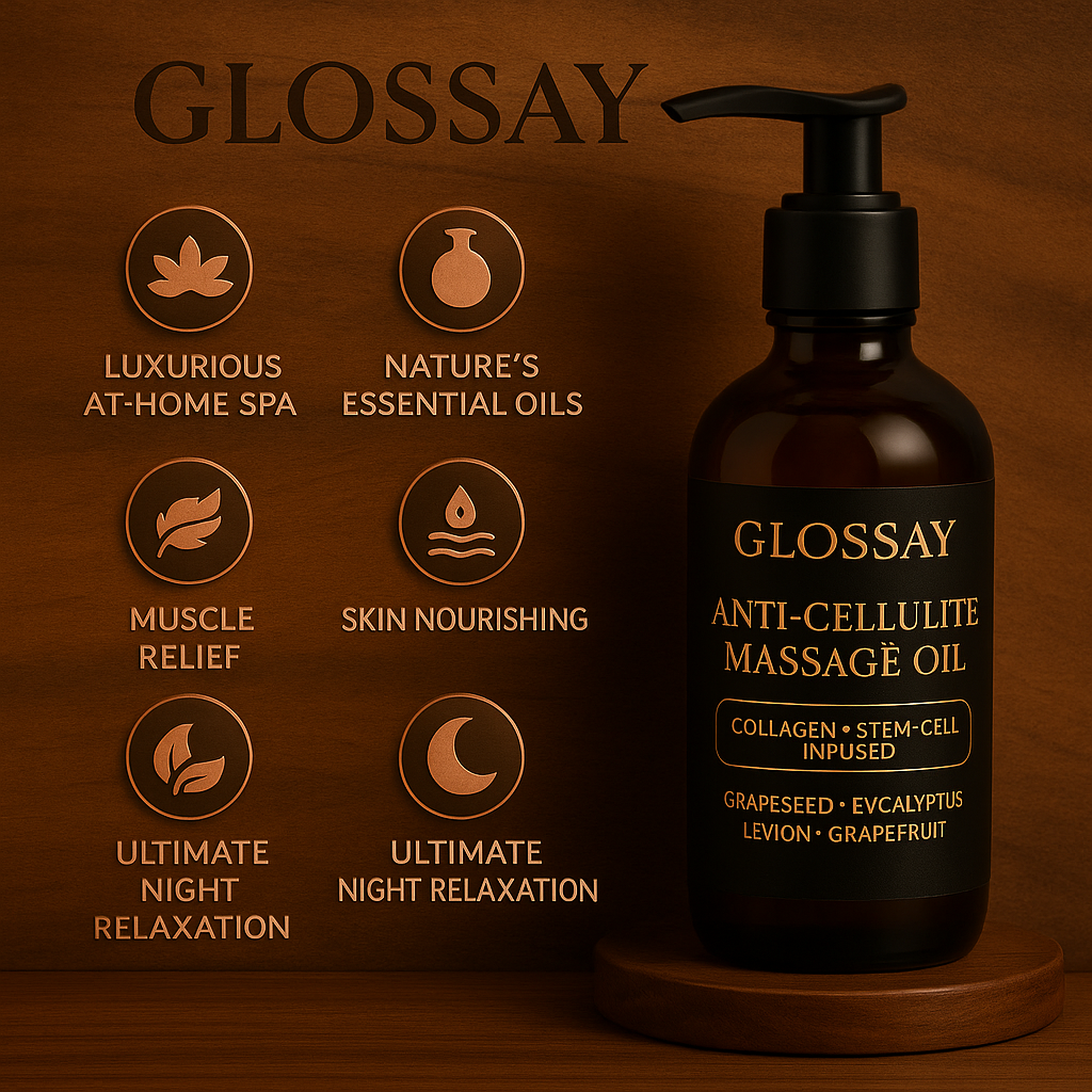 Glossay - Anti Cellulite Massage Oil