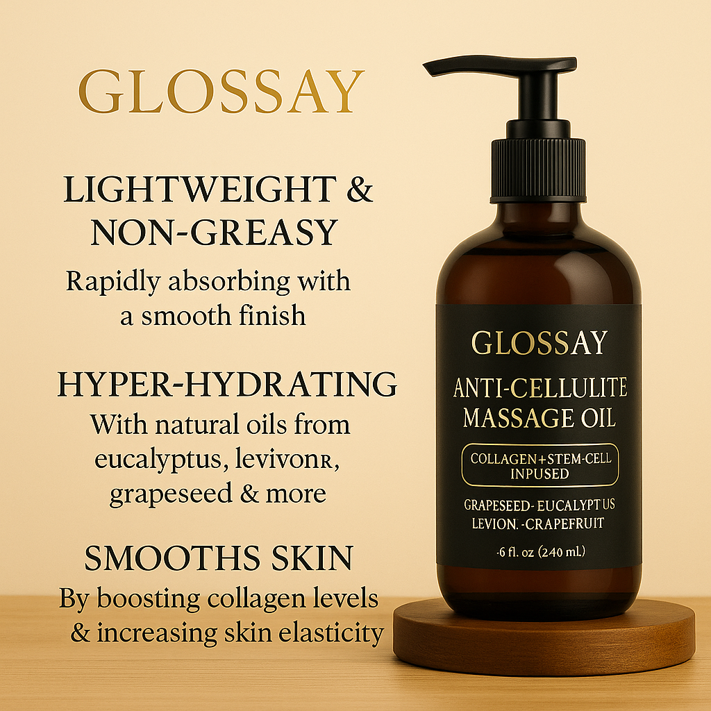 Glossay - Anti Cellulite Massage Oil