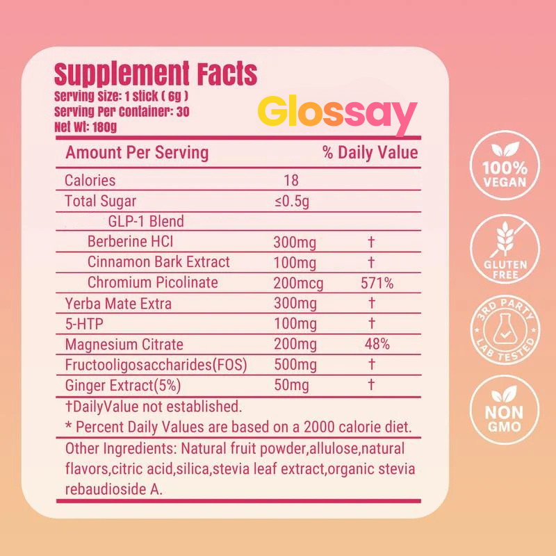 Glossay GLP-1 Drink Mix